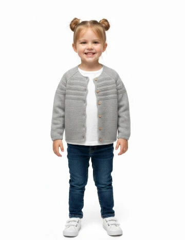 Cardigan Zara, gri Gri