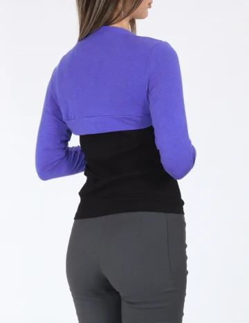 Bolero Bershka, albastru Albastru