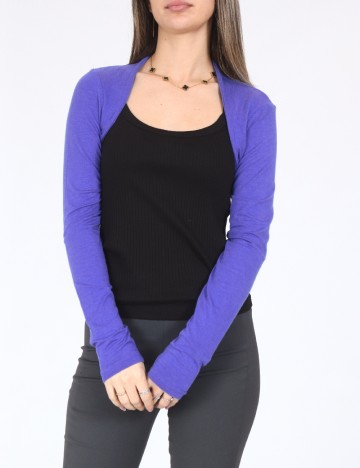 
						Bolero Bershka, albastru