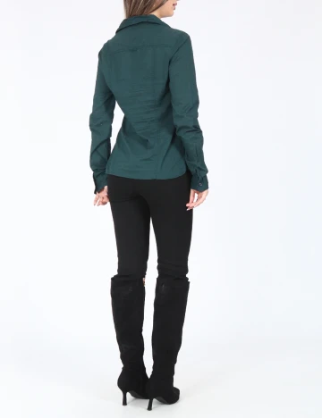 Camasa Bershka, verde Verde