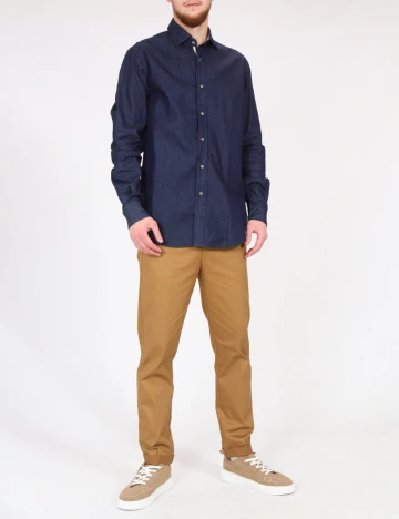 Camasa Zara, bleumarin Albastru