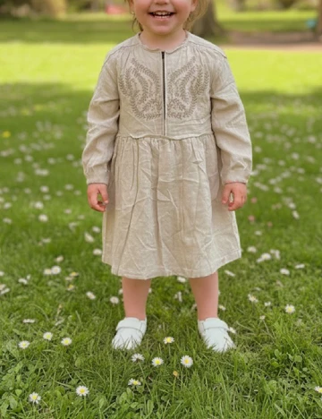 Rochie Zara, bej Crem