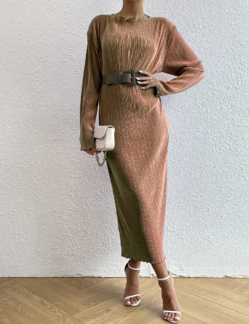 Rochie lunga Toppies, maro Maro