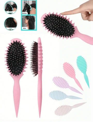 Perie pentru par cret SHEIN, mov Mov