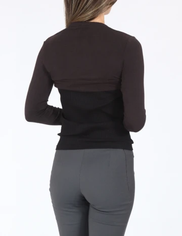 Bolero Bershka, maro inchis Maro