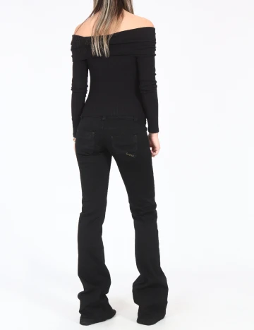 Blugi Bershka, negru Negru