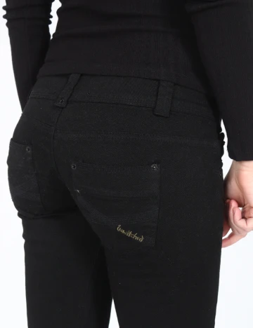 Blugi Bershka, negru Negru