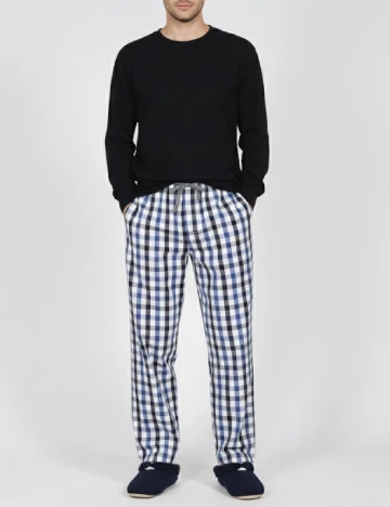 Pantaloni de pijama Zara, albastru Albastru