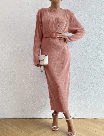 Rochie lunga SHEIN, roz Roz