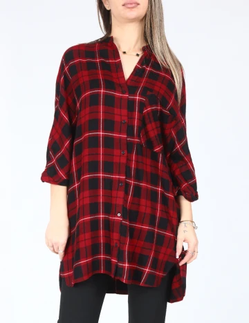 Camasa Zara, rosu/negru Rosu