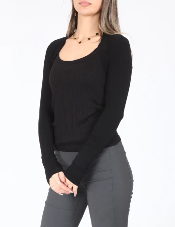 Bolero Bershka, negru Negru
