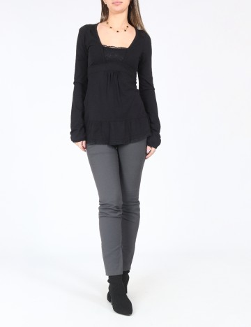 Bluza Bershka, negru