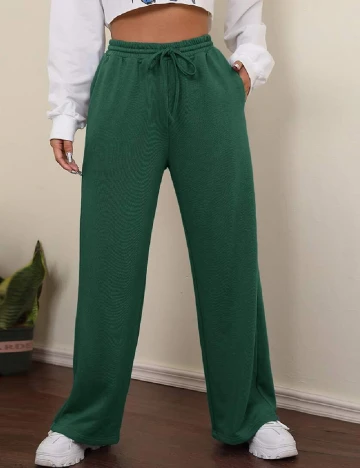 Pantaloni SHEIN, verde Verde