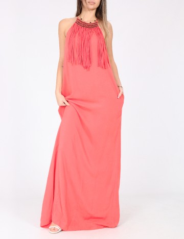 
						Rochie lunga Zara, roz