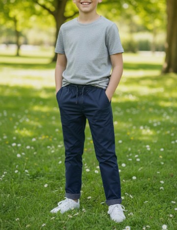 
						Pantaloni Zara, bleumarin