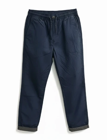 Pantaloni Zara, bleumarin Albastru