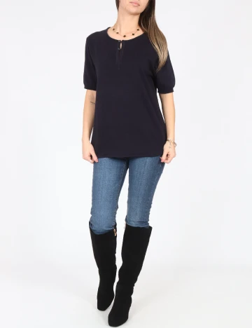 Bluza Zara, bleumarin Albastru