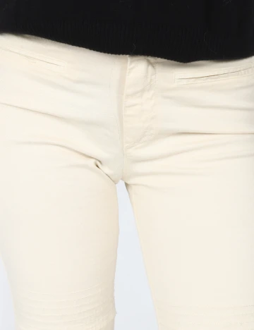 Pantaloni Zara, crem Crem