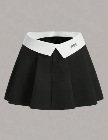 Fusta SHEIN CURVE, negru Negru