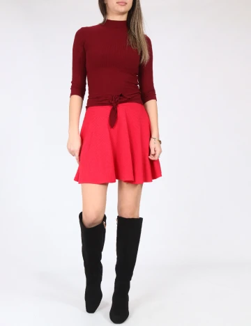 Fusta Bershka, rosu Rosu