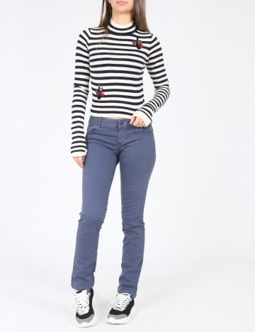 Pantaloni Zara, albastru