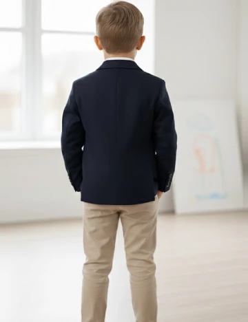 Sacou Zara, bleumarin Albastru