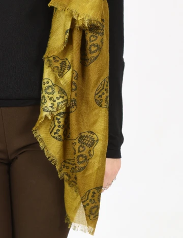 Esarfa Zara, verde Verde