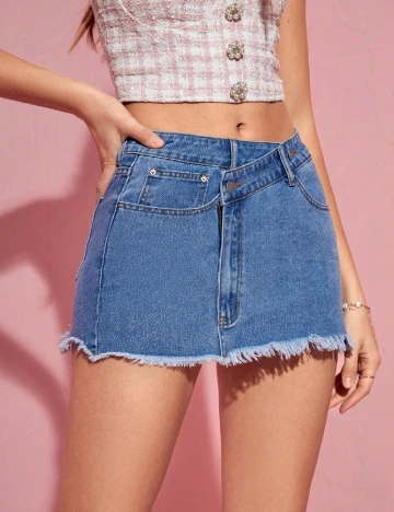 Fusta SHEIN, albastru Albastru