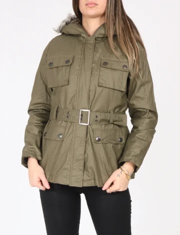 Geaca Zara, kaki Verde