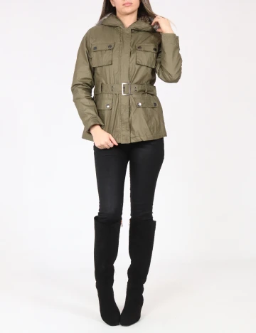 Geaca Zara, kaki Verde