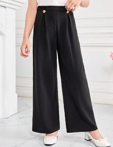 
						Pantaloni Shein Kids, negru