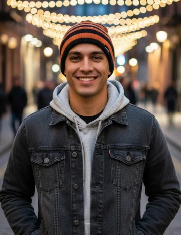 Caciula Pull&Bear, portocaliu/negru Portocaliu