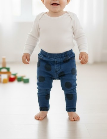 
						Pantaloni Zara, bleumarin