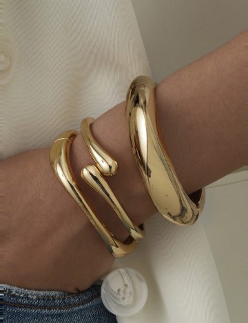 Set Bratari 3 bucati SHEIN, auriu