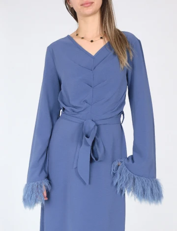 Rochie lunga SHEIN, albastru Albastru