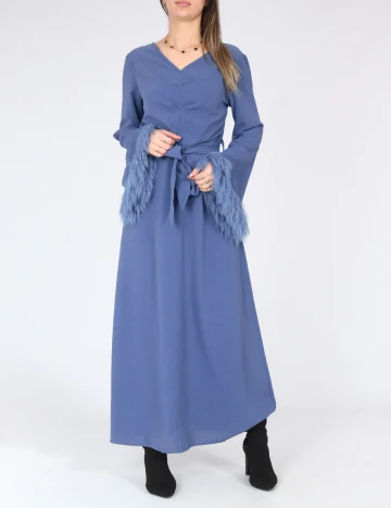 Rochie lunga SHEIN, albastru Albastru