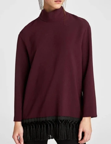 Bluza Zara, pruna Mov