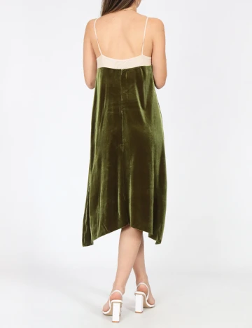 Rochie scurta Zara, kaki Verde