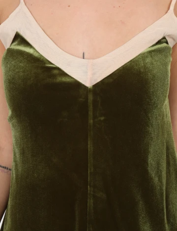 Rochie scurta Zara, kaki Verde