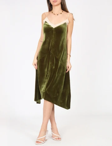 Rochie scurta Zara, kaki Verde