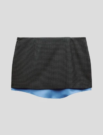 Fusta Zara, gri inchis Gri