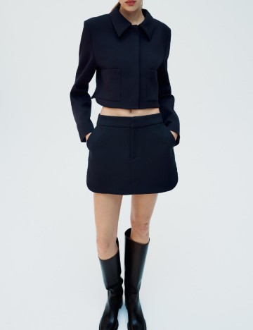 
						Fusta Zara, bleumarin