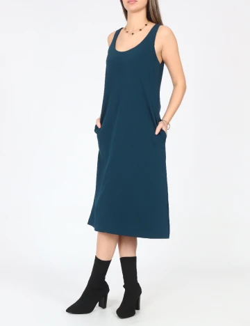 Rochie medie Zara, albastru Albastru