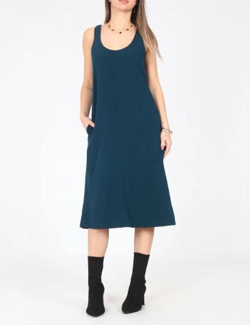 Rochie medie Zara, albastru Albastru