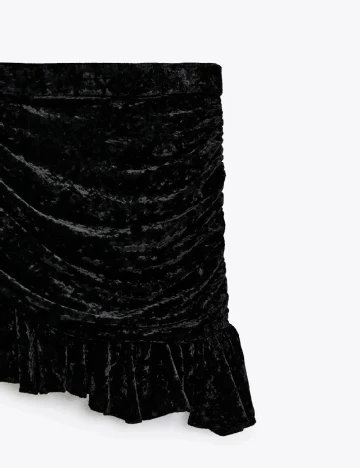 Fusta Zara, negru Negru