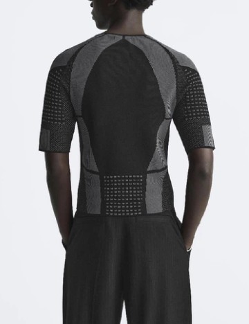 Bluza Zara, negru/gri