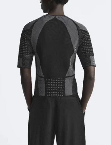 Bluza Zara, negru/gri