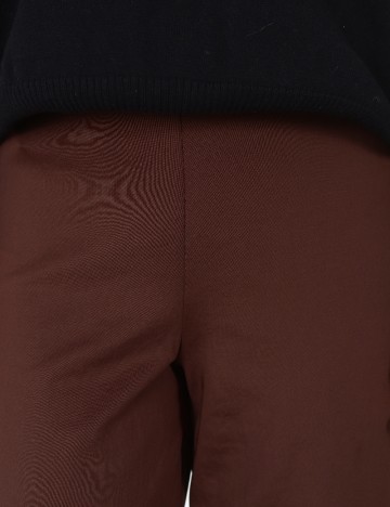 Pantaloni Zara, maro