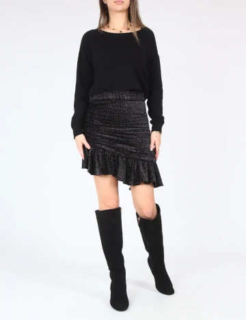 Fusta Zara, negru Negru