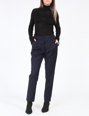 Pantaloni Zara, bleumarin